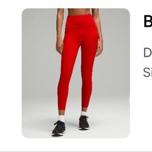 Lululemon leggings 25"